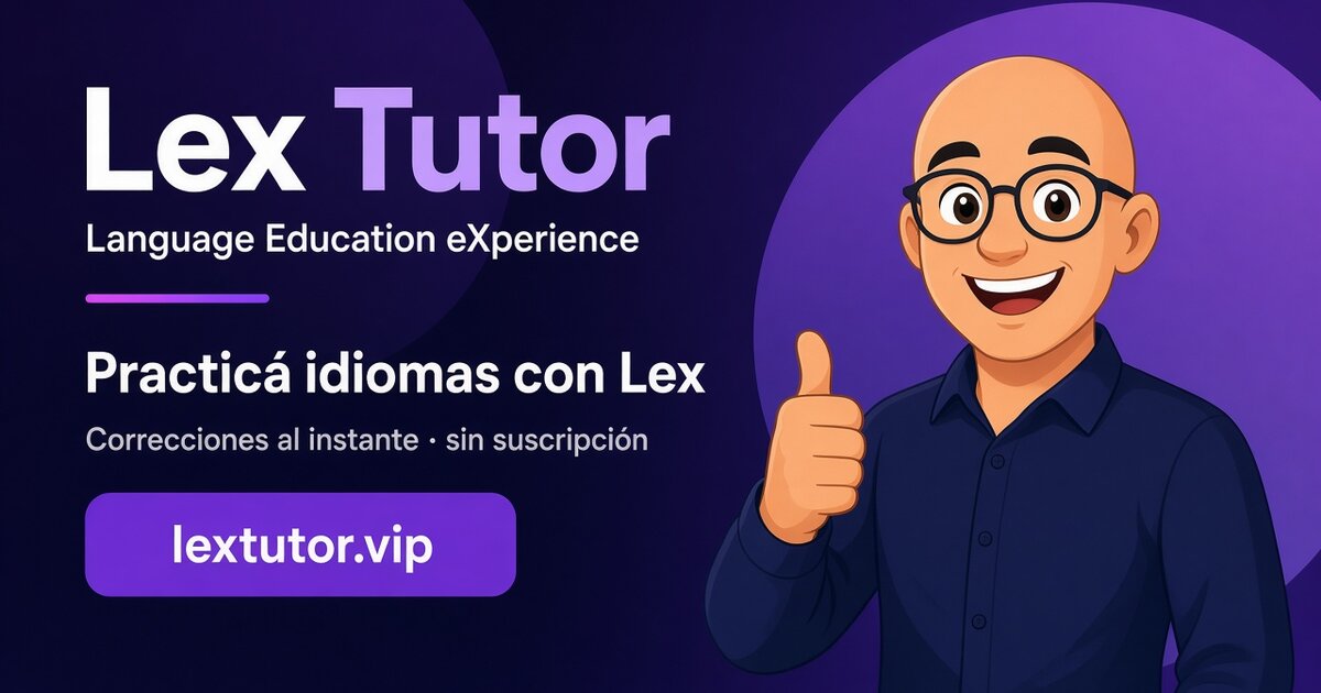 Lex Tutor - Language Education eXperience